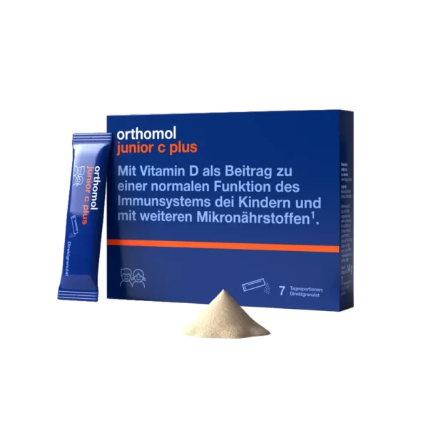 Orthomol Junior C Plus (гранули прямої дії зі смаком малини та лайму)
